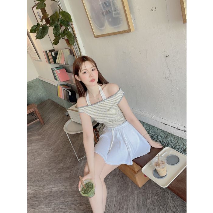 STELLA JERSEY SKORTS-WHITE