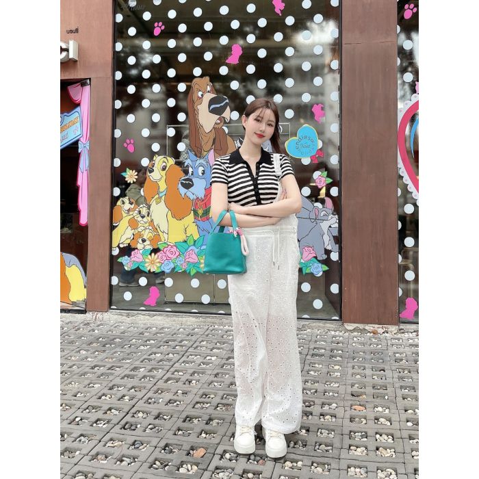 CAMILLE LACE DUNGAREES