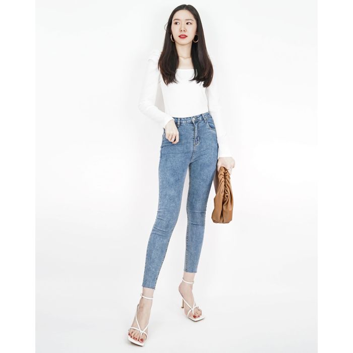 SUPER SKINNY DENIM PANTS-S
