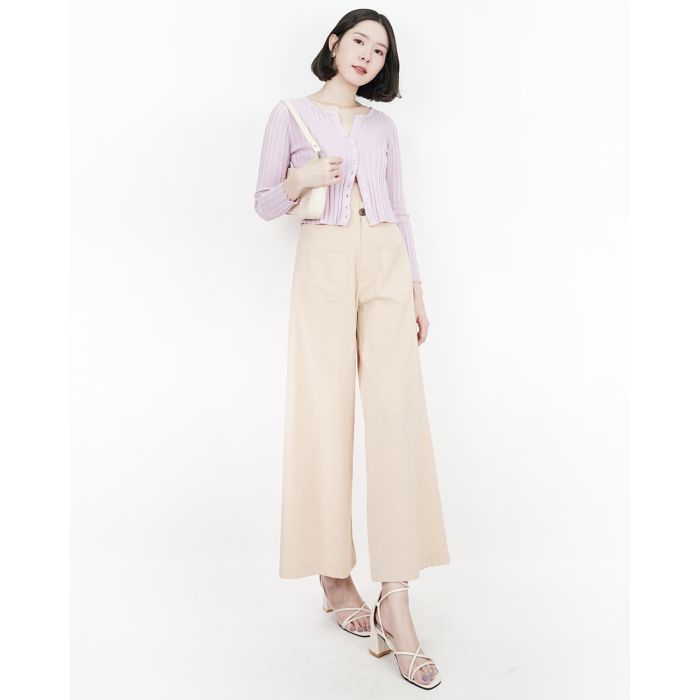 GRACIE WIDE LEG LINEN PANTS-SAND
