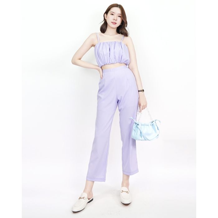 VALEN SINGLET & PANTS SET-LAVENDER
