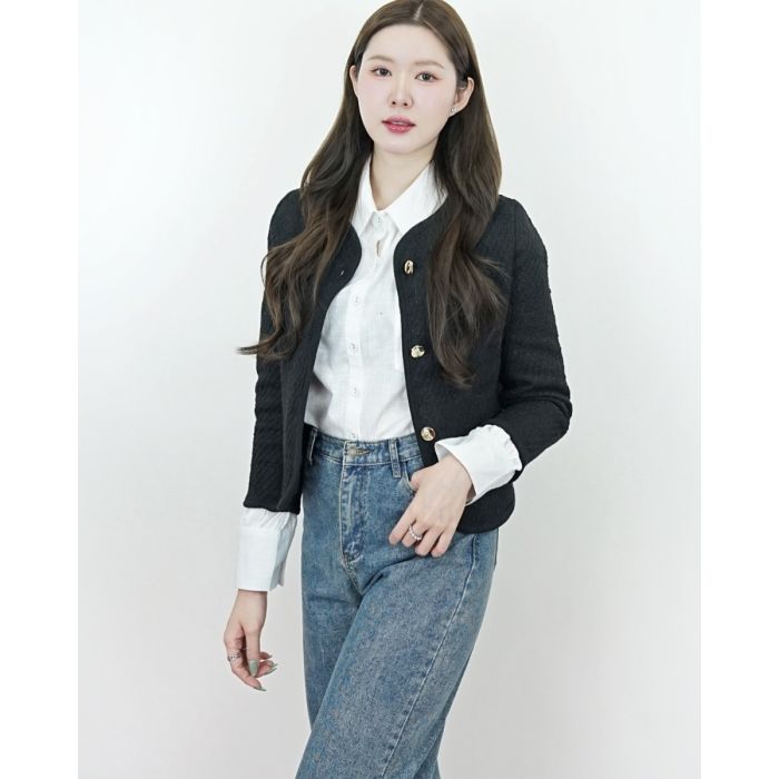 BLACK SUGAR TWEED JACKET