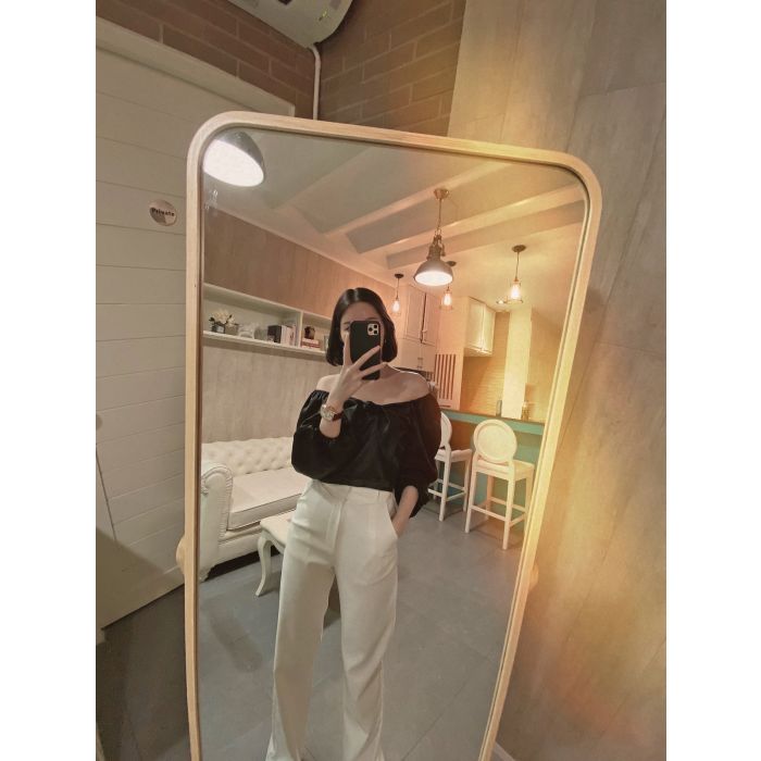 VIVALDI BELTED STRAIGHT PANTS-WHITE-S