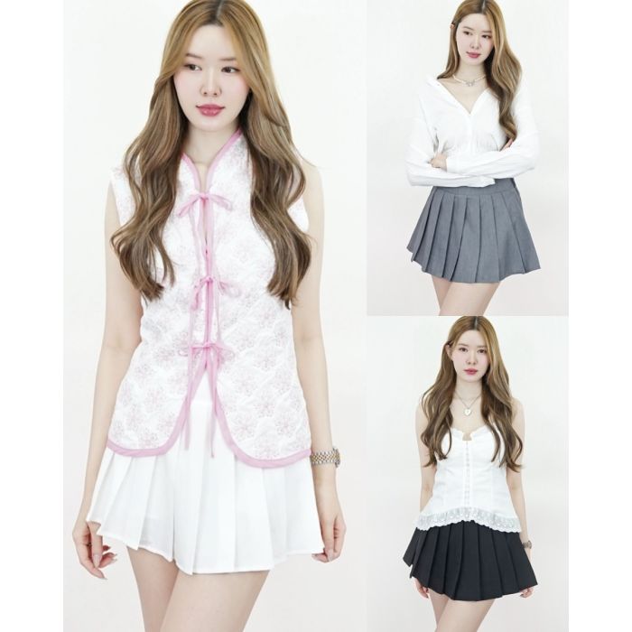 WINDY PLEATED TENNIS SKIRT
