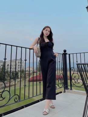 VANILLE DRAPED SINGLET JUMPSUITS-S