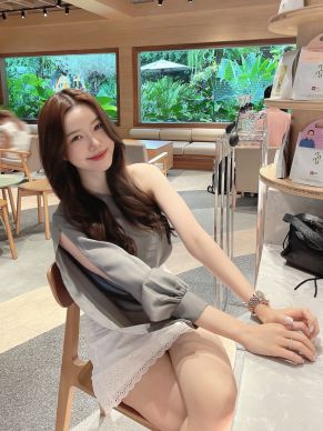AMOUR ONE SHOULDER BLOUSE-GREY