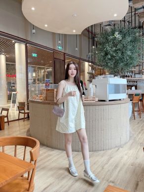 YUME PAPER BAG MNI FLORAL PLAYSUITS-YELLOW