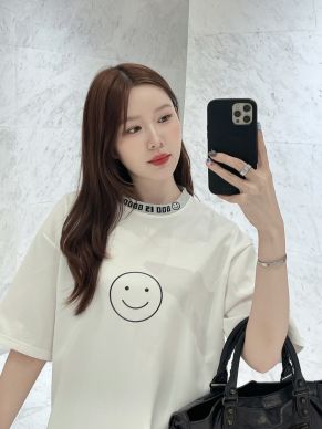 FREEMOOD SMILEY OVERSIZED TOP-GREY GOD
