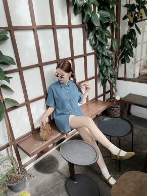 LILO OVERSIZED SOFT DENIM SHIRT