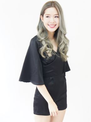 SPECIAL OFFER * IRENA BASIC PLAYSUIT-BLACK-M
