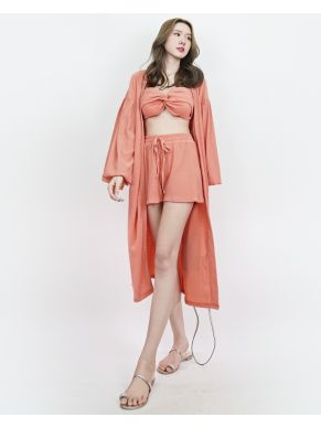 BEACH SUMMER COVER UP-ORANGE