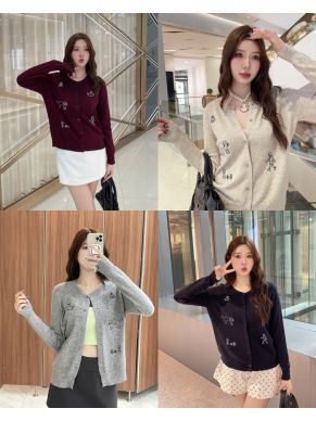 CAT AND BOY KNIT CARDIGAN