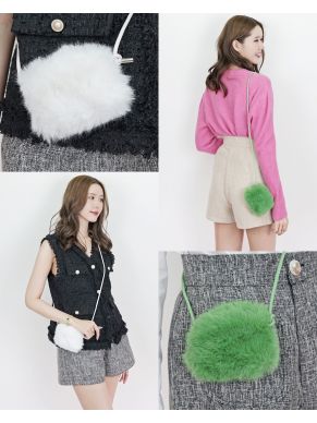 POM POM CROSS BODY BAG