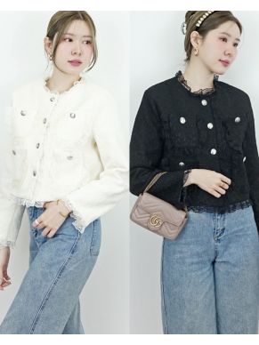 MELODY BROCADE LACE JACKET