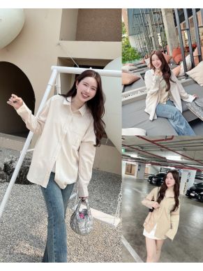 MUTED BASIC OVERSIZED SHIRT