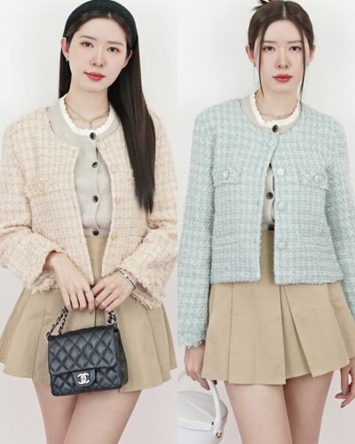 FONDUE PASTEL TWEED JACKET
