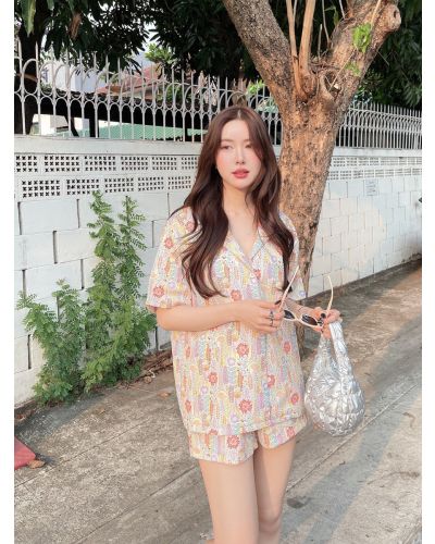 SUMMER FLORAL SHIRT & SHORTS SET