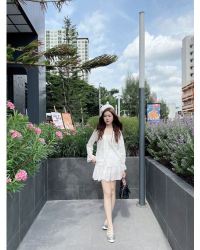 THEA LACE BLOUSE & SKIRT SET