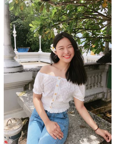 BALI TINY FLORAL LACE TOP-WHITE