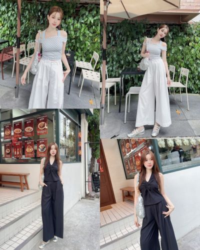 NIXIE LOOSE CROPPED PANTS