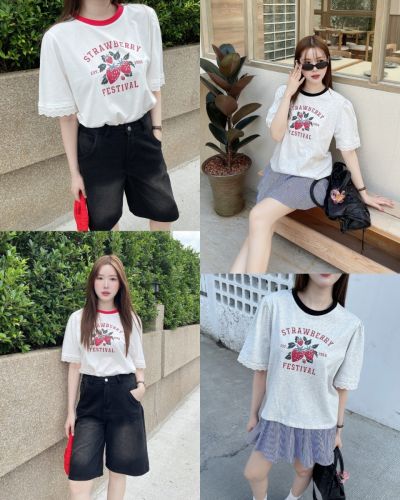 STRAWBERRY FESTIVAL JERSEY TOP