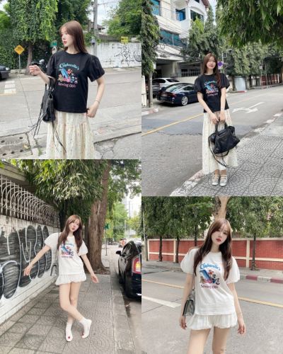 CINDERELLA DREAMY PUFF JERSEY TOP