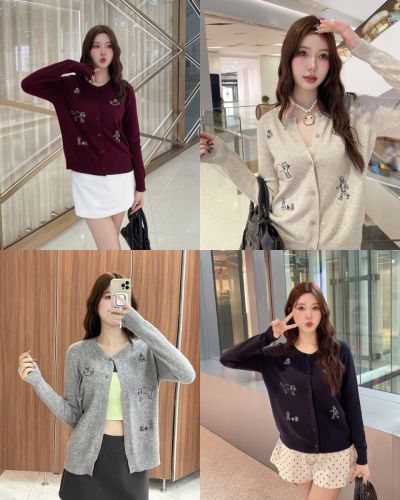 CAT AND BOY KNIT CARDIGAN